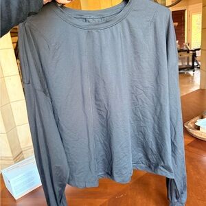 Lululemon Abrasion Resistant  Black Long Sleeve shirt